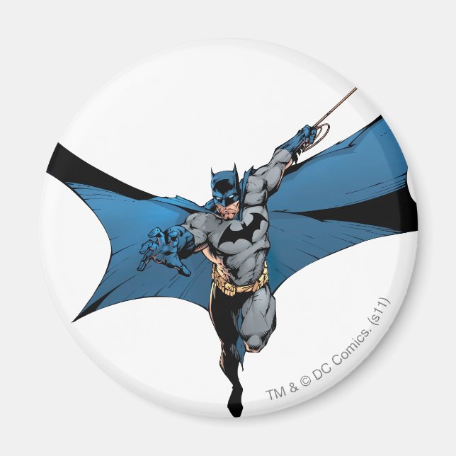 Aimant Batman saute avec une corde (Devant)