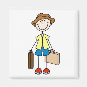 Aimant Bâton de vacances avec l'aimant de bagage