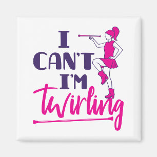 Aimant Baton Twirler, je ne peux pas me tordre