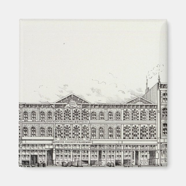 Aimant Batterie West side Pine et Californie (Devant)