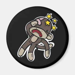 Aimant Battez SOCK MONKEY