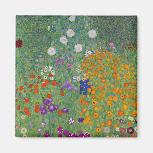 Aimant Bauerngarten, Peinture à l'huile, Gustav Klimt