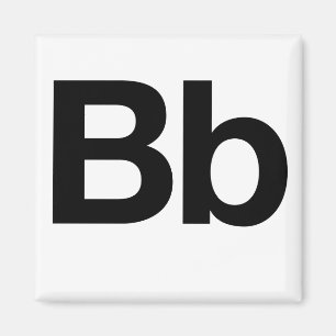 Aimant Bb helvetica
