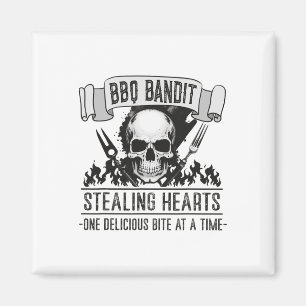 Aimant Bbq Byndit Voler Coeurs Funny Griller Bbq Love