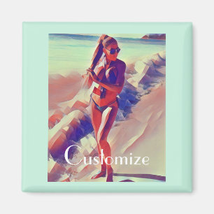 Aimant Beach Girl Thunder_Cove