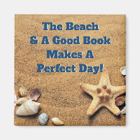 Beach Sand Sea Shell Good Book Club Bibliophile