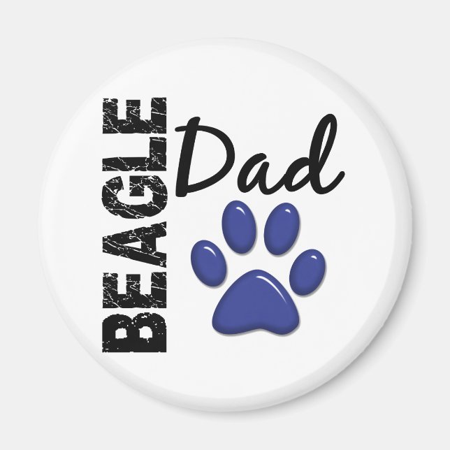 Aimant Beagle papa 2 (Devant)