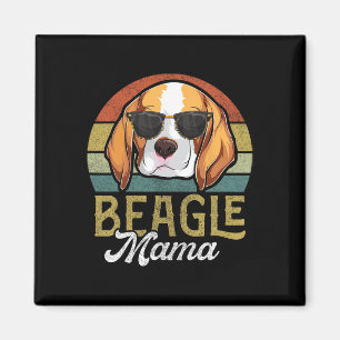 Aimant Beagle rétro Mama Femmes Chemises