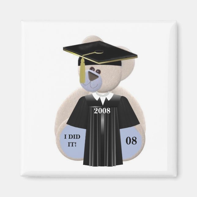 Aimant Bear-Bear J'AI FAIT ÇA ! (Devant)