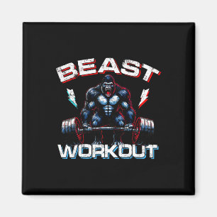 Aimant Beast Silverback Deadlift Gym plaisanteries Gorill
