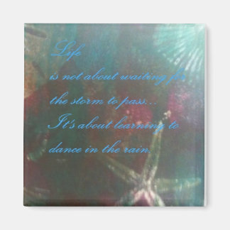 Aimant Beau art original avec message inspirant