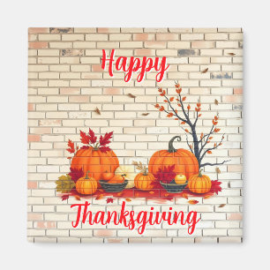 Aimant Beau Bon thanksgiving moderne automne