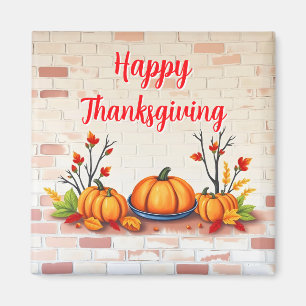 Aimant Beau Bon thanksgiving populaire Automne