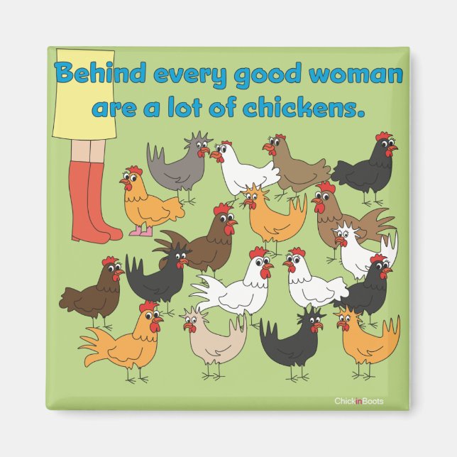 Aimant Beaucoup d'aimant pour poulets (Devant)
