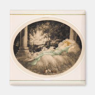 Aimant Beauté dormante par Louis Icart