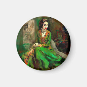 Aimant Beauté en vert