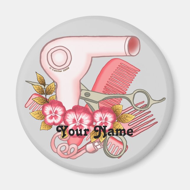 Aimant Beauticier rose Pansy (Devant)