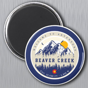Aimant Beaver Creek Colorado Drapeau Montagne Souvenir de