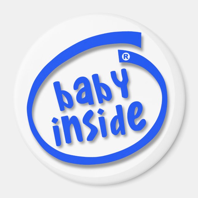 Aimant Bébé à l'intérieur (Devant)