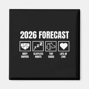 Aimant Bébé à venir bientôt 2026 Annonce de grossesse Pré