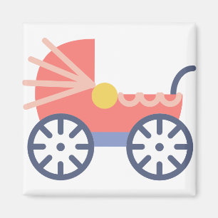 Aimant bébé buggy