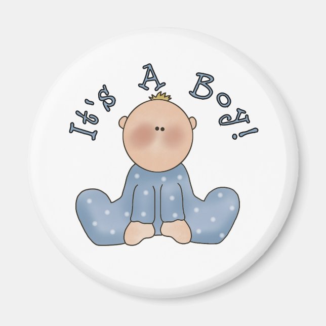 Aimant Bébé dans Sleeper C'est un garçon (Devant)