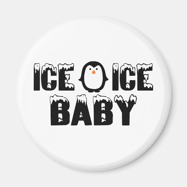 Aimant Bébé de glace (Devant)