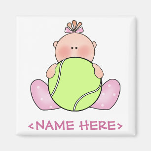 Aimant Bébé de tennis de Lil