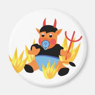 Aimant bébé diable