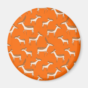 Aimant Bébé mignon cerf et famille