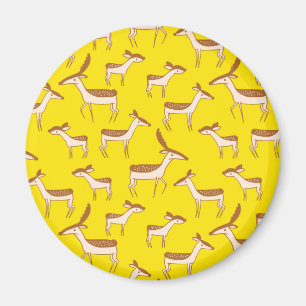 Aimant Bébé mignon cerf et famille