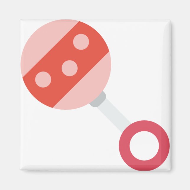 Aimant bébé rose (Devant)