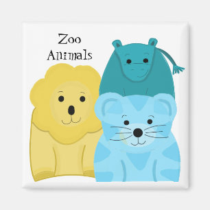 Aimant Bébé Zoo Animaux