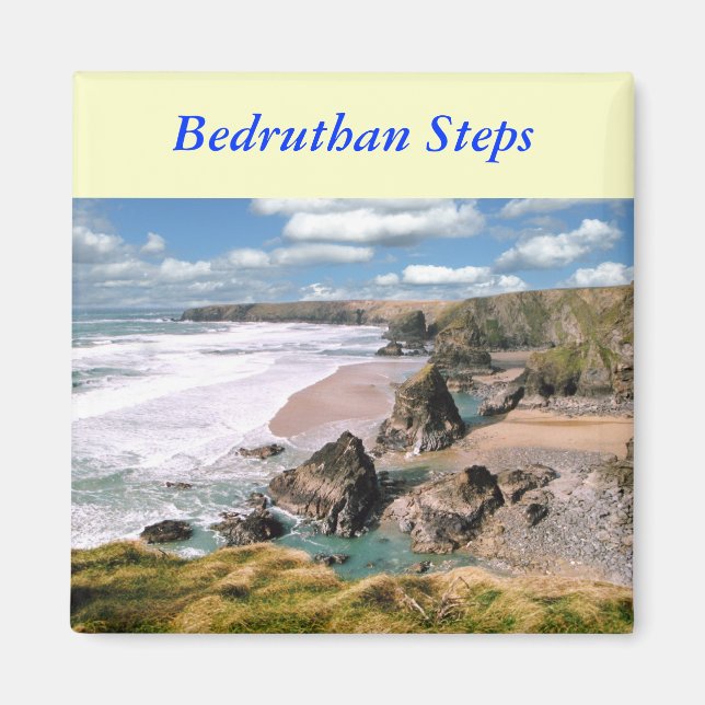 Aimant Bedruthan Steps, Cornwall (Devant)