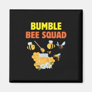 Aimant Beekeeper Art Bumble Bee Squad 2