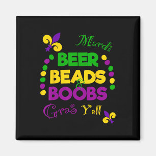 Aimant Beer Bead Breast Funny Carnival Party Hommes Cadea