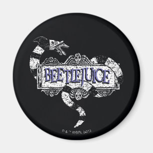 Aimant Beetlejus   Vapeur de sable enroulé sur le logo B