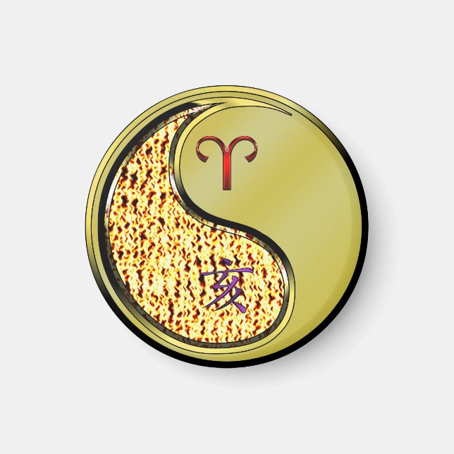 Aimant Bélier & Boar en métal (Devant)