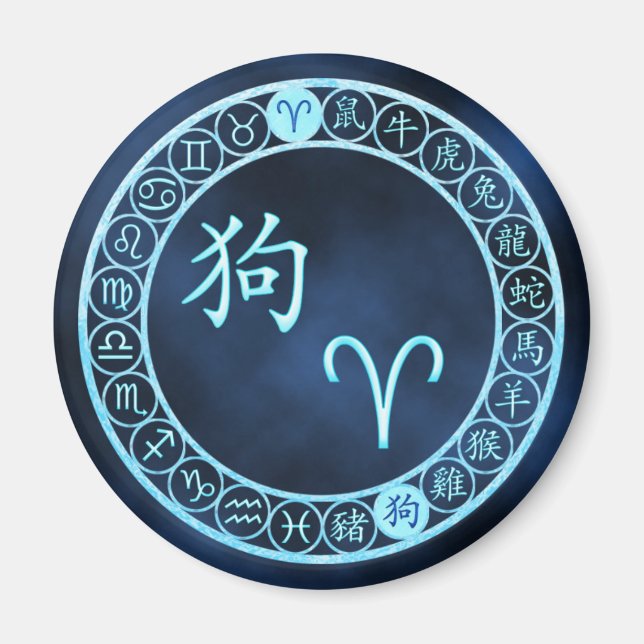 Aimant Bélier/Chien (Devant)