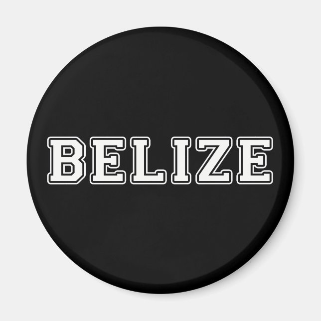 Aimant Belize (Devant)