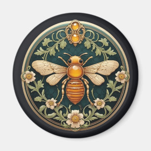 Aimant Belle abeille Art nouveau