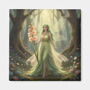 Aimant Belle Août Peridot Fairy