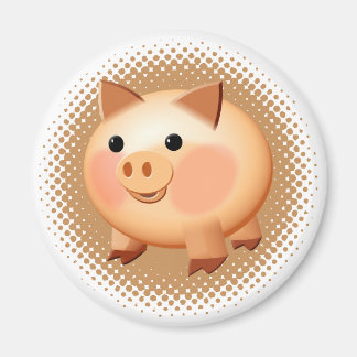 Aimant Belle Cartoon Bébé porc