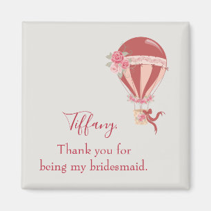 Aimant Belle montgolfière merci