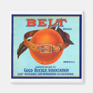Aimant Belt Brand California Oranges