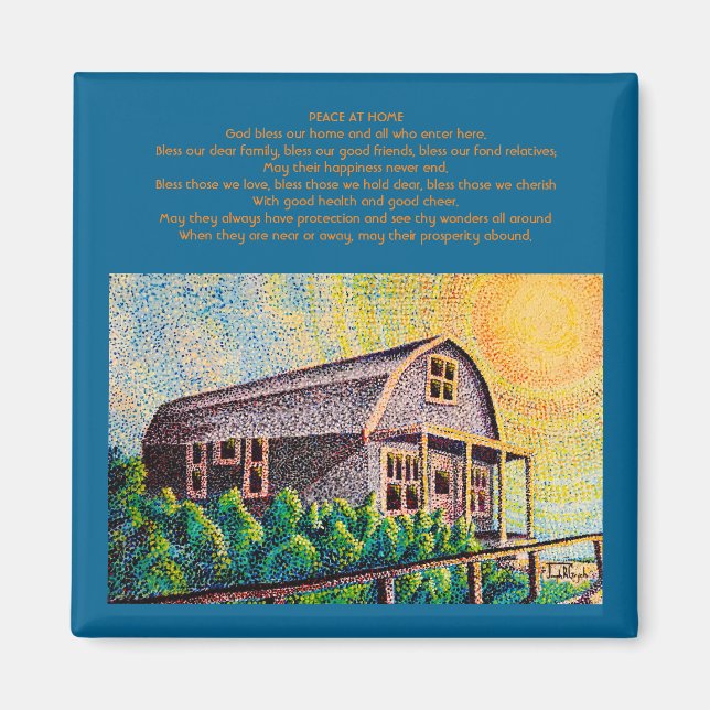 Aimant Bénédiction de la maison (Devant)