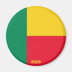 Aimant Bénin Drapeau charmant patriotique