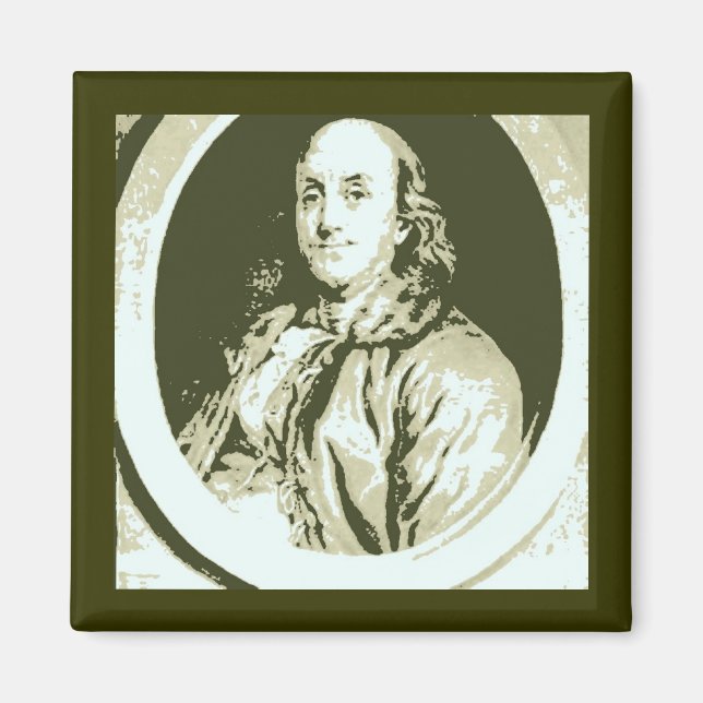 Aimant Benjamin Franklin (Devant)