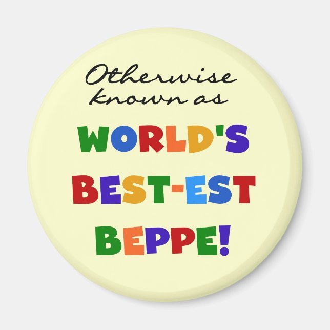 Aimant Beppe le plus connu (Devant)