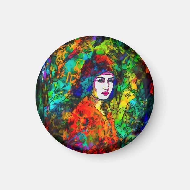 Aimant Beret rouge (Devant)